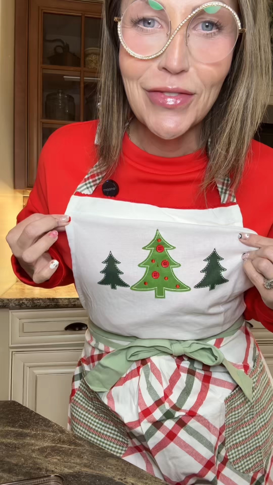 This Jolly Tree apron is the perfect holiday kitchen essential 🎄 Whether you’re baking cookies, hosting brunch, or gifting to your favorite festive foodie, this adjustable and machine-washable apron from HSN adds instant Christmas charm to your kitchen. #HolidayKitchenStyle #FestiveHostessVibes

#LTKSeasonal #LTKHome