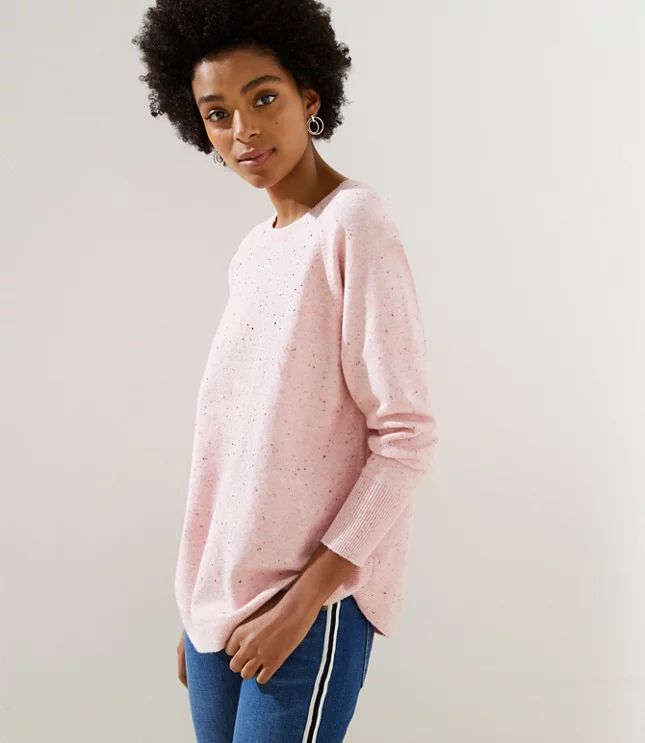 Dolman Shirttail Sweater | LOFT | LOFT