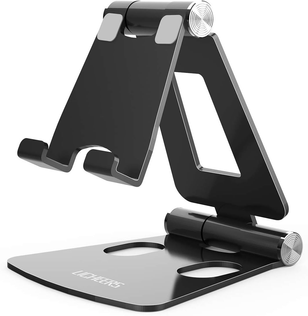 Cell Phone Stand, licheers Foldable Phone Stand for Desk, Portable Multi-Angle Smartphone Holder ... | Amazon (US)