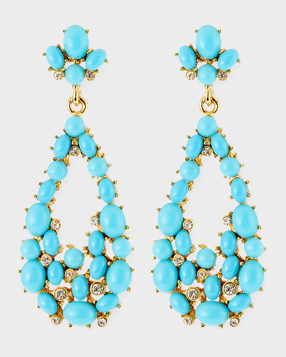 Teardrop Cabochon Earrings, Turquoise | Neiman Marcus