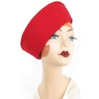 Vintage red hat, womans tilt toque Parkhurst Canada | Etsy (US)