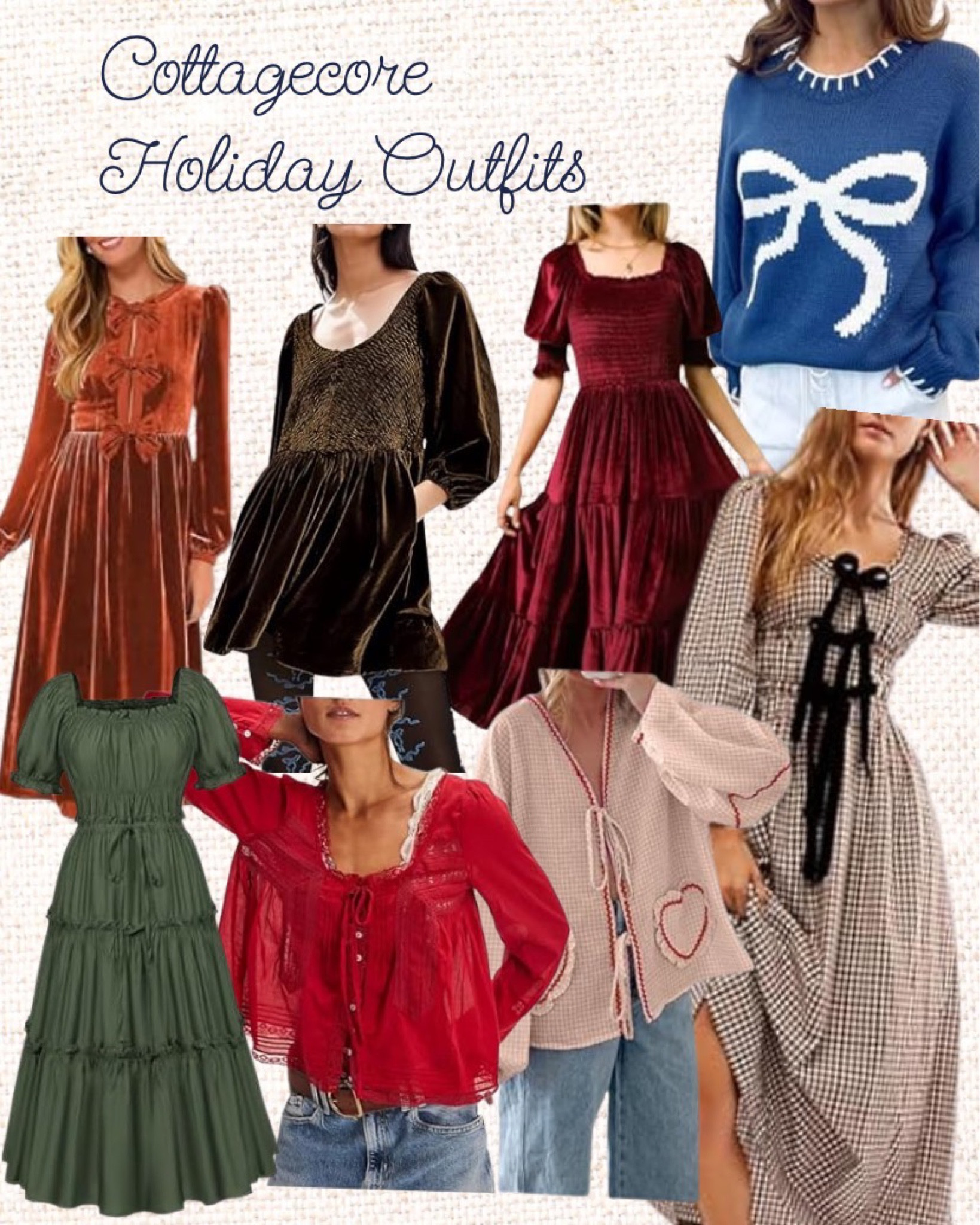 Dress it up or dress it down these cottagecore staples are a MUST for the holiday season 😍

#LTKHoliday #LTKSeasonal #LTKGiftGuide