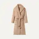 UGG® Women's Raechelle Blanket Robe in Sand/Chestnut, Size S/M | UGG (US)