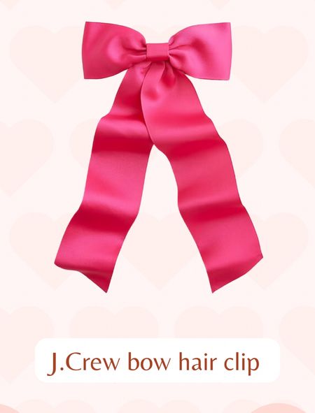 This J. Crew pink bow will be a wardrobe staple for any girly girl this season! ✨ It’s the perfect addition to any fancy outfit and occasion! 🎀 #JCREW #JCREWKIDS #LTKJCREW

#LTKGiftGuide #LTKHoliday #LTKkids