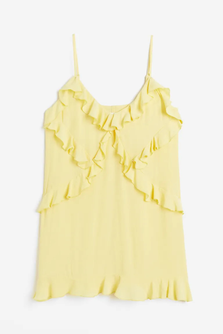 Minikleid mit Volantdetail | H&M (DE, AT, CH, NL, FI)