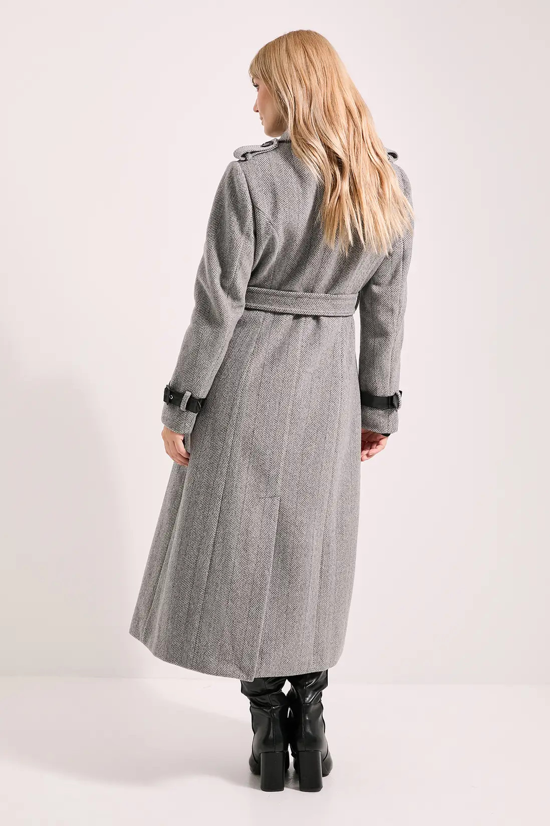 Principles by Wallis Check Trench Coat | boohoo (US & Canada)