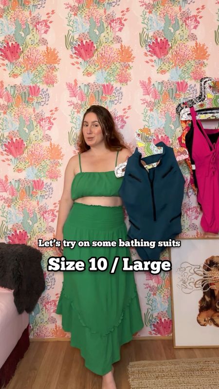 Trying on several colorful size 10 /size large swimsuits for summer 

Mid size fashion // swimwear // bathing suits // one piece bathing suits // curvy girl bathing suits // petite bathing suits 

#LTKSeasonal #LTKFind #LTKswim