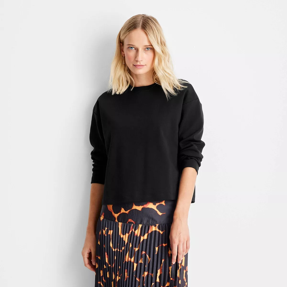 Women's Crewneck Pullover Sweatshirt - Future Collective | Target