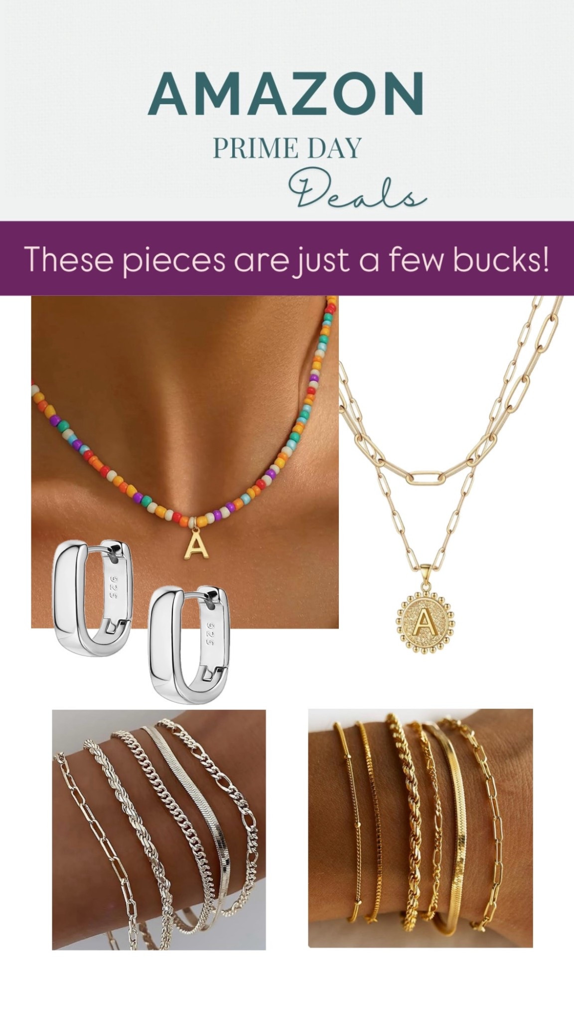 Prime Deal! These jewelry pieces are ones you’ll wear over and over without tarnishing or wearing out. AND they’re just a few bucks!

#LTKSeasonal #LTKSaleAlert #LTKU