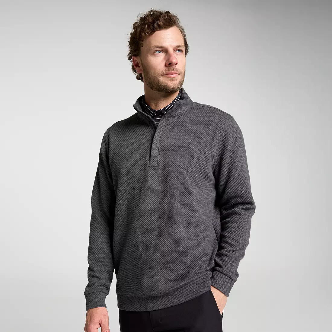 Walter Hagen Men's Clubhouse Textured 1/4 Zip Golf Pullover | DICK'S Sporting Goods