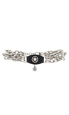 Aniye Records Gwen Choker in Silver Black from Revolve.com | Revolve Clothing (Global)