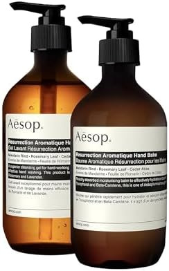 Aesop Resurrection Hand Wash & Balm Set | Citrus, Woody, Herbaceous Duo to Cleanse and Hydrate th... | Amazon (US)