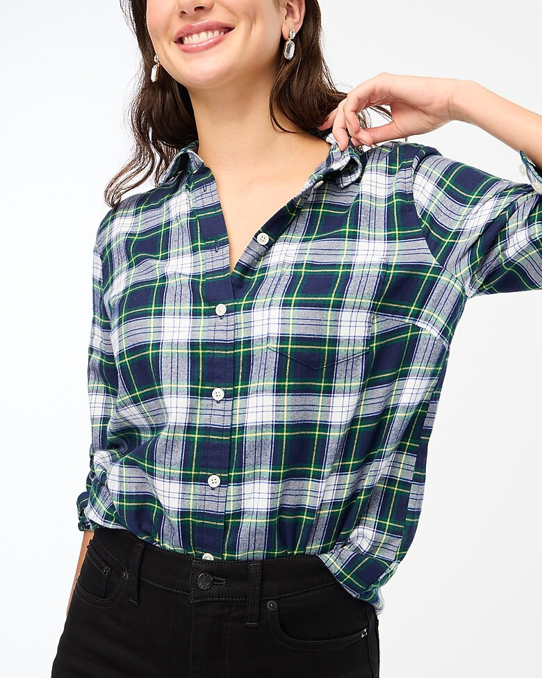 Plaid flannel shirt | J.Crew Factory