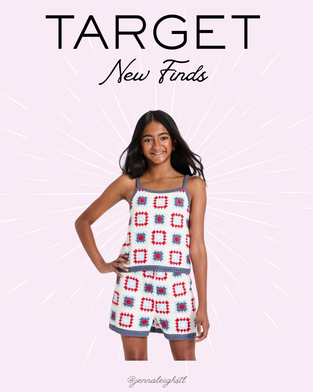 Target find. The girls sweater tank and pull on shorts from Art Class make the cutest matching set and are perfect for summer holidays. 

 #LTKmomlife #LTKSeasonal #LTKKids