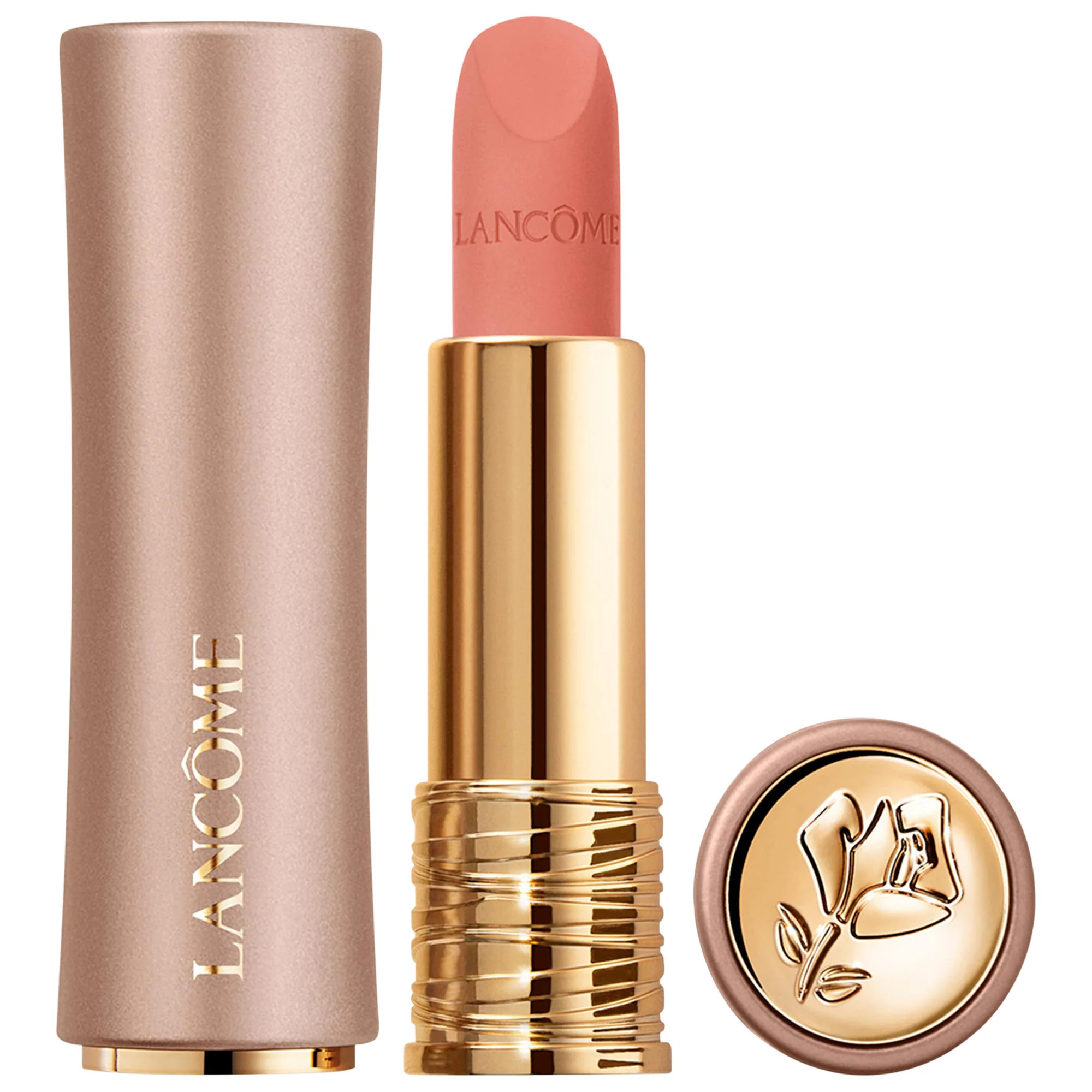 Lancôme L'Absolu Rouge Intimatte Buildable Soft Matte Lipstick 215 First Kiss 0.12 oz / 3.4 g | Sephora (US)