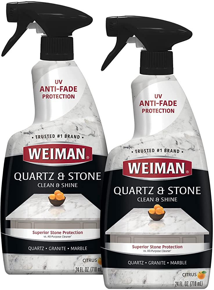 Weiman Quartz Countertop Cleaner and Polish - 24 Ounce (2 Pack) - Clean and Shine Your Quartz Cou... | Amazon (US)