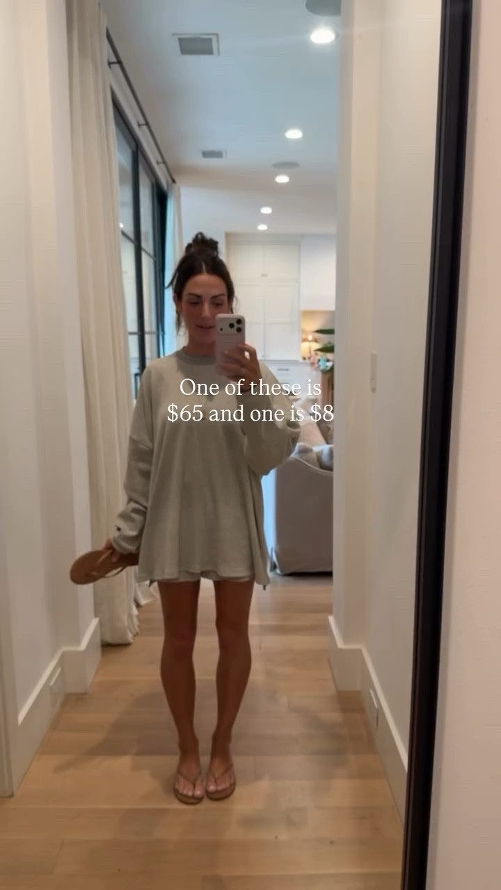 One of these is $65 and one of these flip flops is $8! Can you tell the difference? 

#LTKSeasonal #LTKgrwm #LTKootd