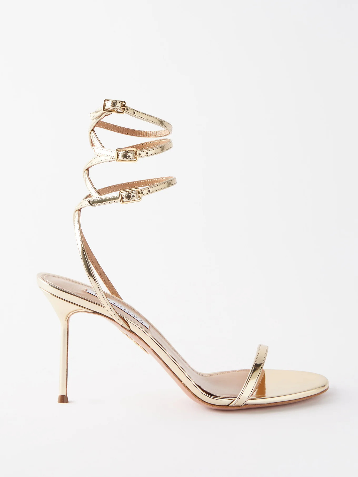 Essence 85 wraparound faux-leather sandals | Matches (UK)