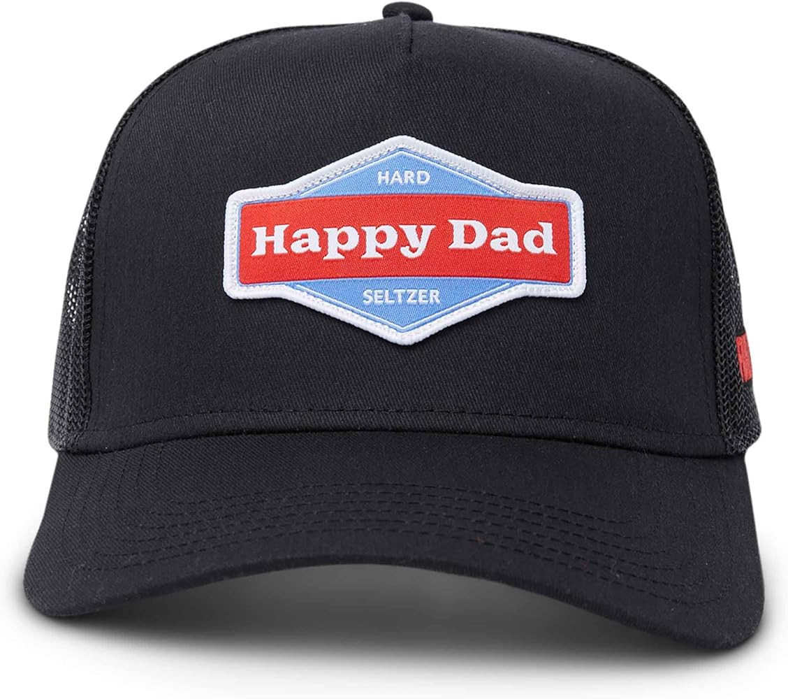Happy Dad Trucker Hat, Trendy Mens Hats with Breathable Mesh Back, Snap Closure, Birthday Gifts, ... | Amazon (US)