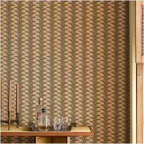 Pierce &amp; Ward Foliage Stripe Peel & Stick Wallpaper | West Elm (US)