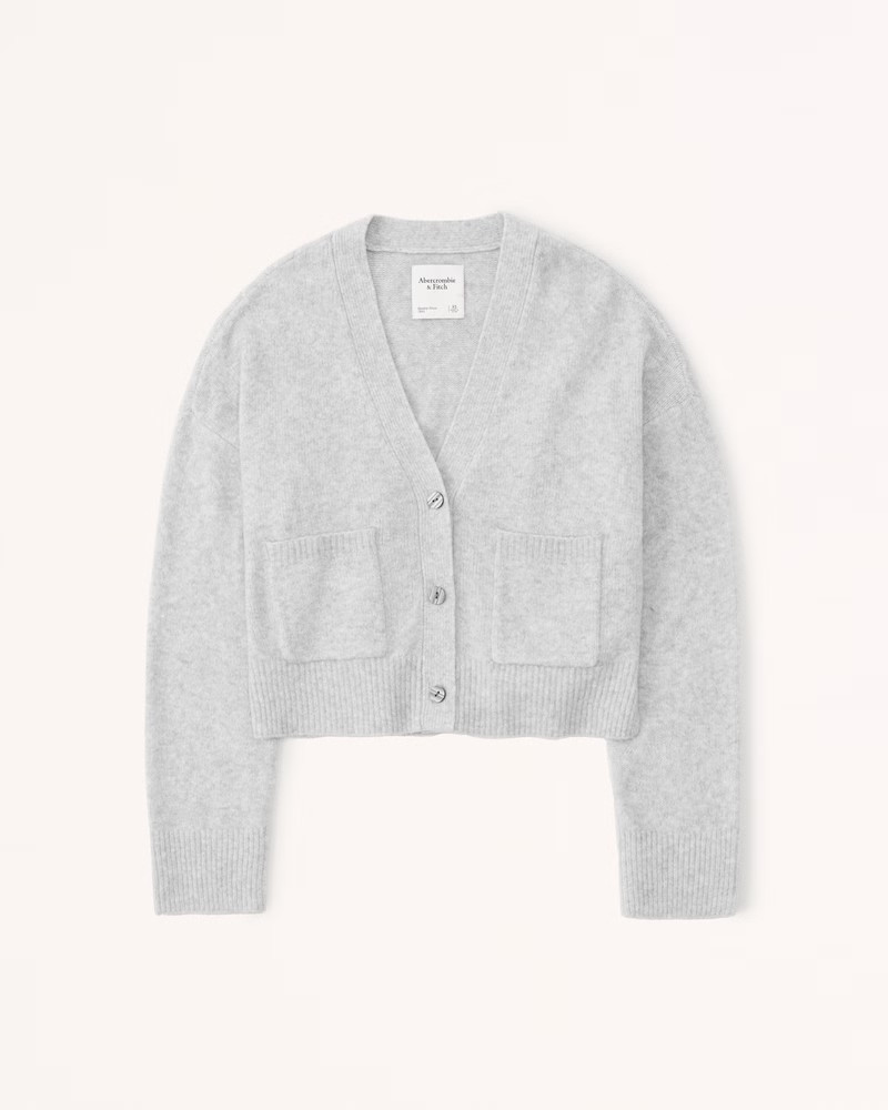 Women's Classic Short Cardigan | Women's 30% Off Almost All Sweaters & Fleece | Abercrombie.com | Abercrombie & Fitch (US)