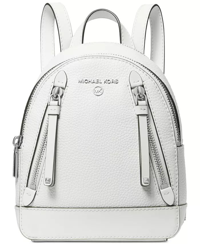 Brooklyn Mini Leather Convertible Messenger Backpack | Macy's