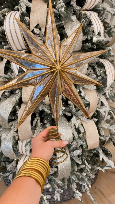 My favorite oversized tree topper is on sale!   

Black Friday / Christmas decor / Christmas tree / holiday decor / pottery barn / mercury glass / gifts for her / gift guide 

#LTKhome #LTKsalealert #LTKHoliday