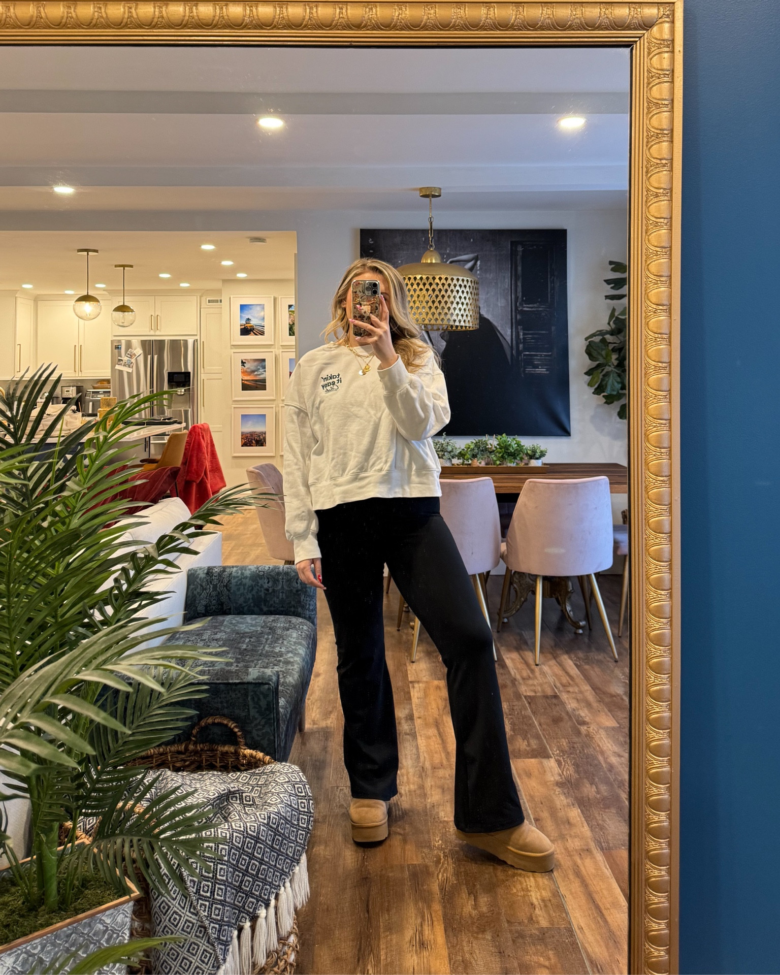 My favorite yoga pants / flare leggings on repeat way too often! Wearing a large. Travel outfit 

#LTKFitness #LTKTravel #LTKMidsize