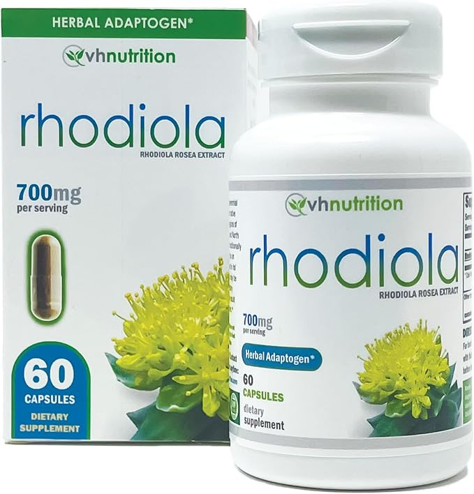 RHODIOLA | Rhodiola Rosea Supplement | 3% Salidrosides Standardized Extract | 60 Easy-to-Swallow ... | Amazon (US)