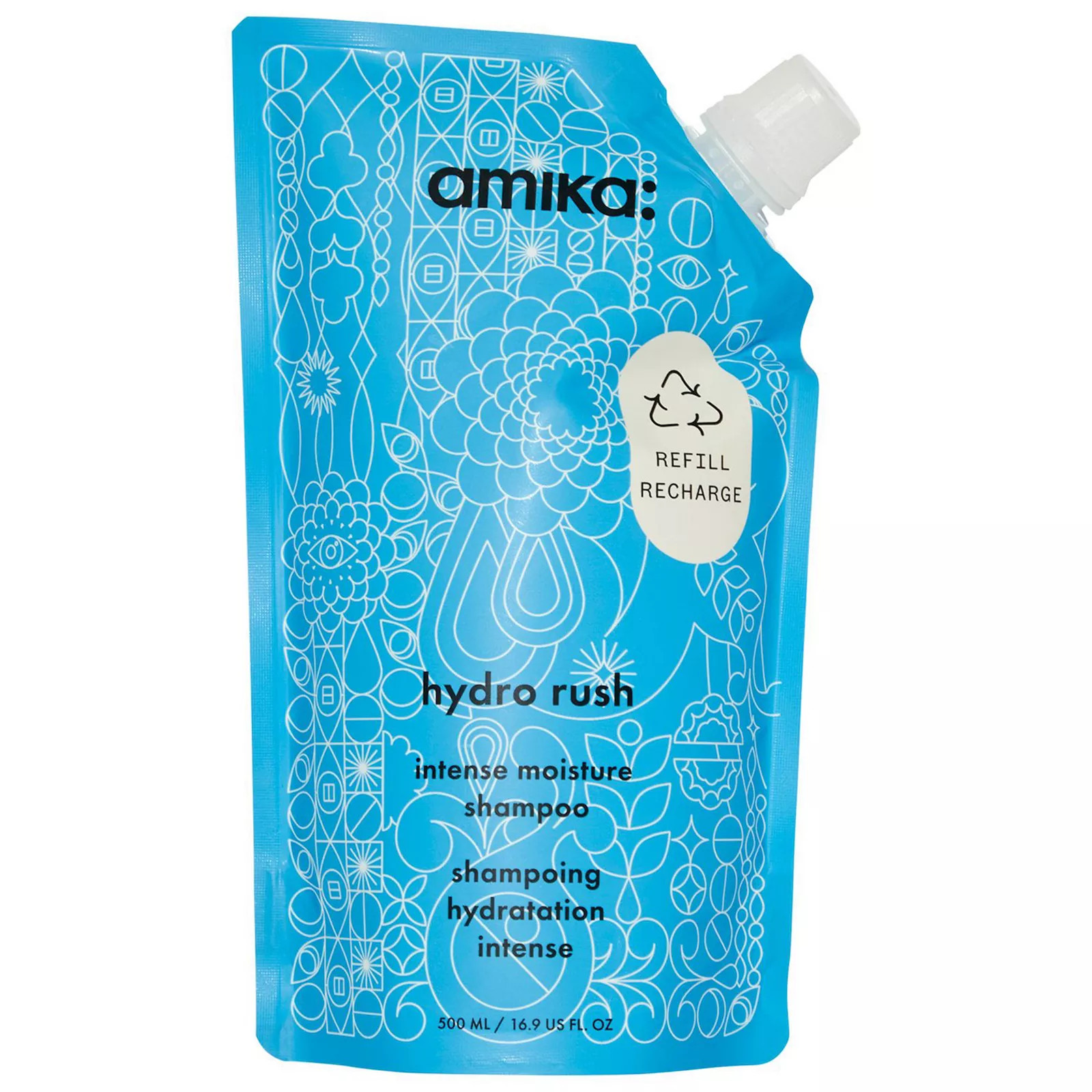 amika Hydro Rush Intense Moisture Shampoo with Hyaluronic Acid, Size: 9.3 FL Oz, Multicolor | Kohl's