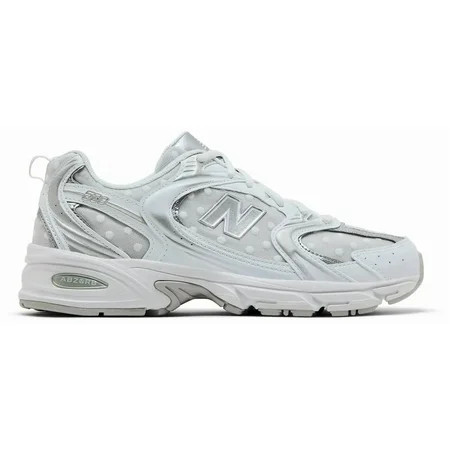 New Balance 530 White Silver Metallic Polka Dots | Walmart (US)
