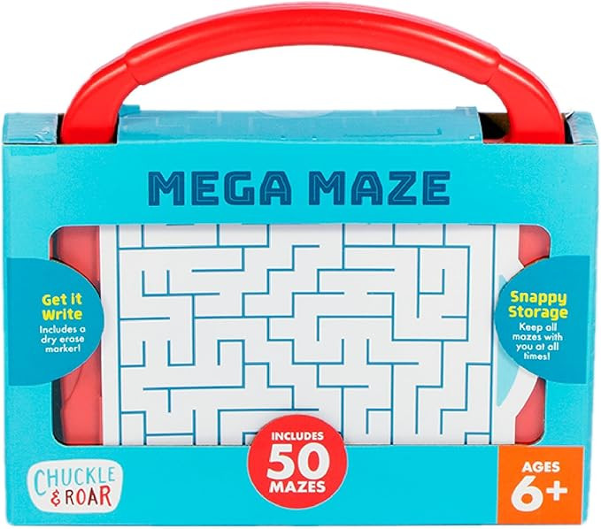 Chuckle & Roar Travel Reusable Dry Erase Activty Maze Edition | Amazon (US)