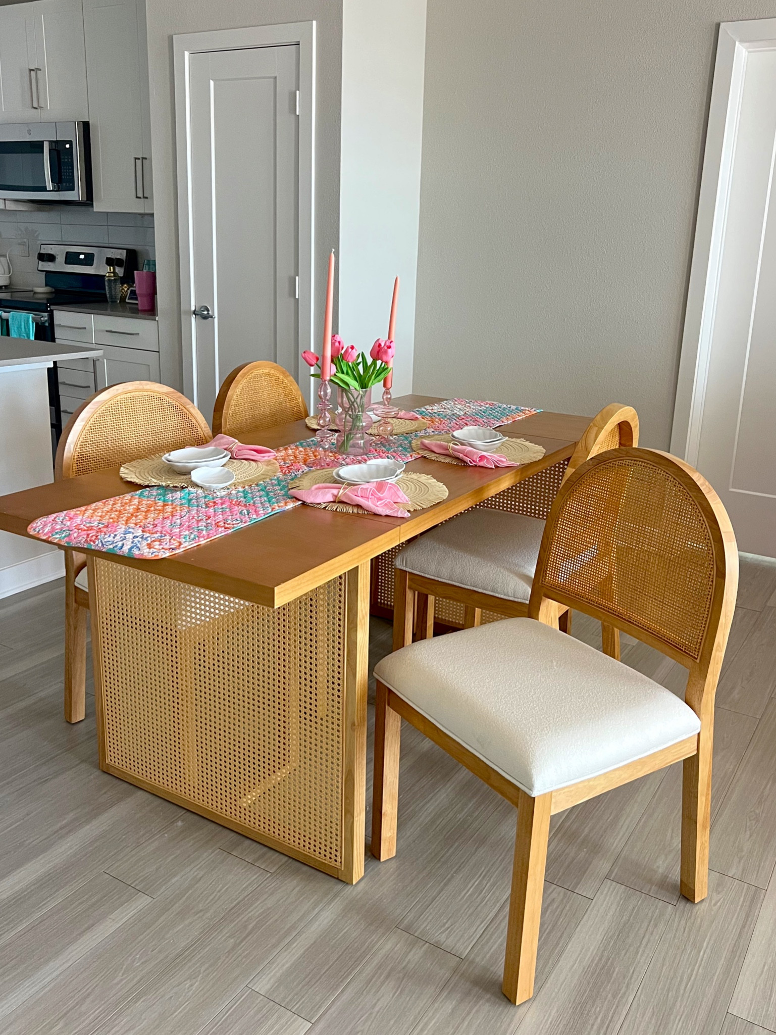 The dining room table from Nathan James linked similar / cheaper! 🏡💗

#LTKHome