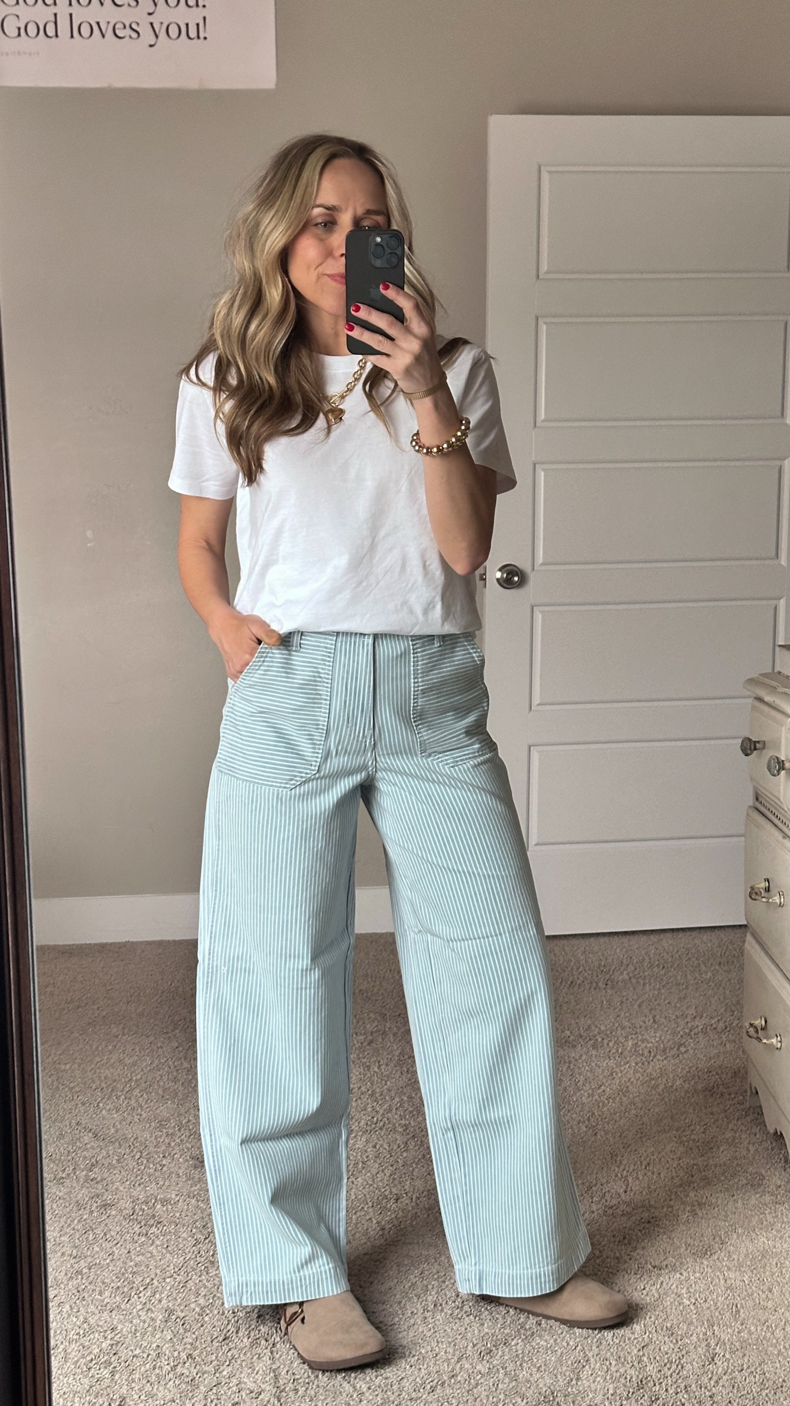 Love love love these pants in the railroad stripe! 

#LTKMostLoved #LTKFindsUnder50 #LTKStyleTip