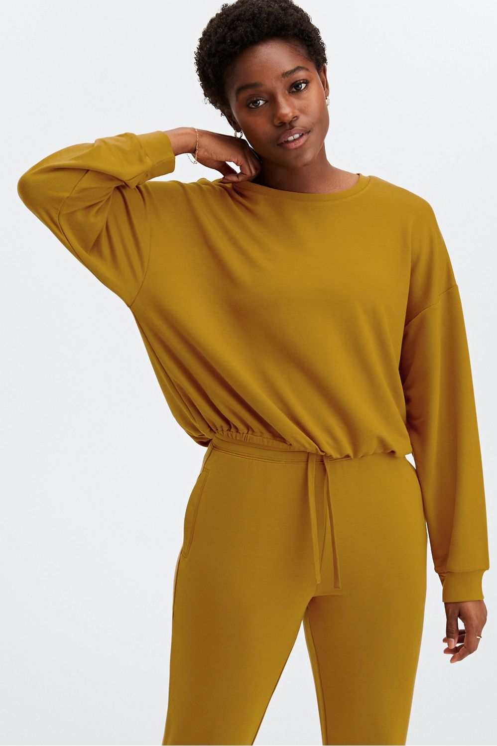 Luxe Cinched Pullover | Fabletics