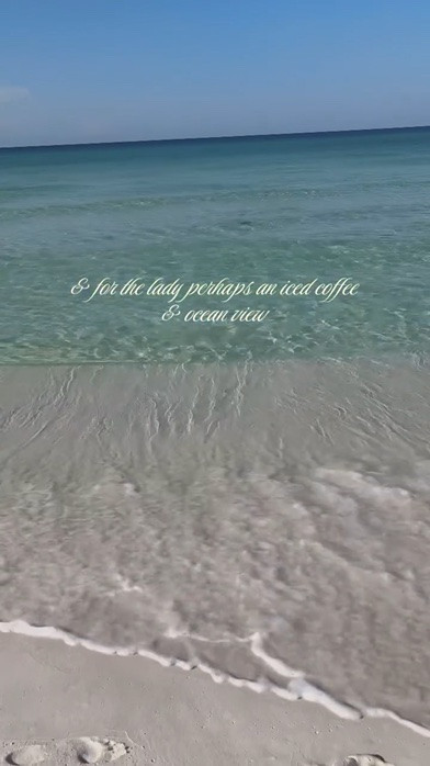 perhaps so 👏🏼🥥🍋‍🟩🌴🫧🌊
 #beachlife #icedcoffee #beachwaves #beachlifestyle
