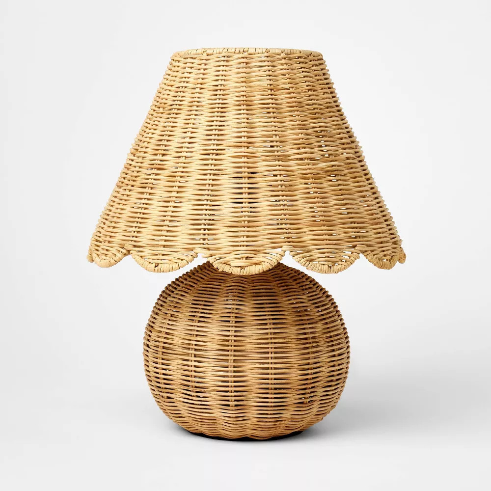 Table Lamp with Woven Base and Woven Shade - Threshold™ designed with Studio McGee | Target