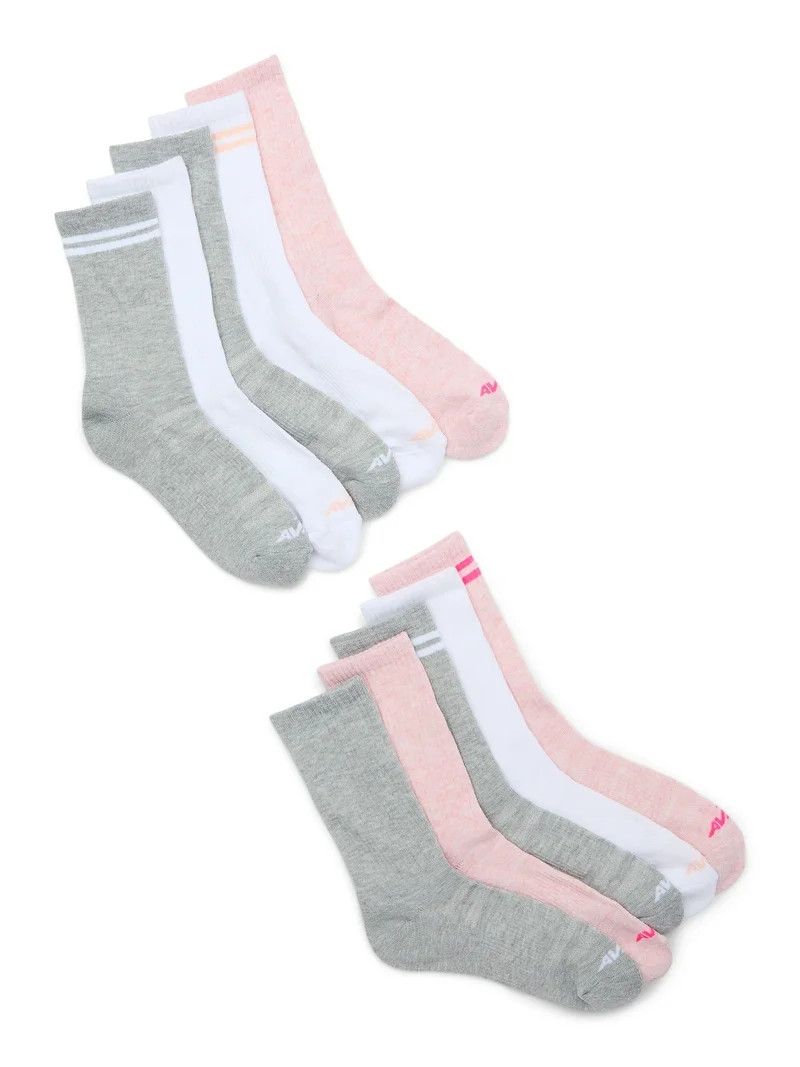 Avia Women's Performance Cushion Crew Socks, 10-pack - Walmart.com | Walmart (US)