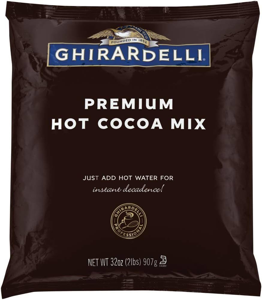 Ghirardelli Chocolate Premium Indulgence Hot Cocoa Mix, 32 Ounce Package | Amazon (US)