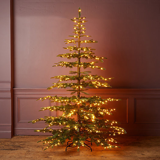 Faux Pre-Lit Big + Bright Noble Fir | Terrain