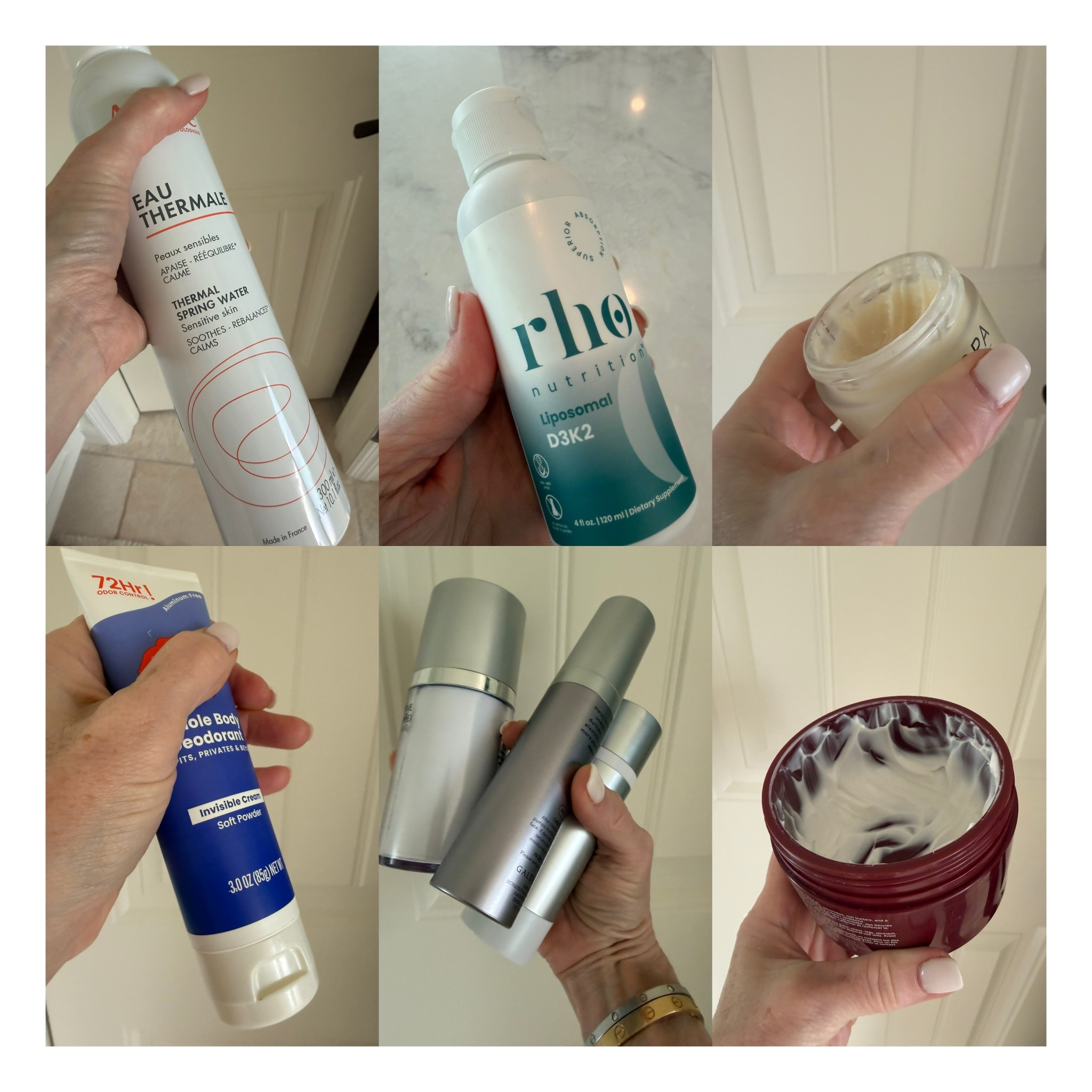 Recent beauty finds I’ve been using and loving ✨

From calming thermal water to skincare and body care favorites.

Everything is linked here — except the Rho Nutrition product which I can’t link. Message me if you want that one.


#LTKBeauty #LTKOver40 #LTKselfcare