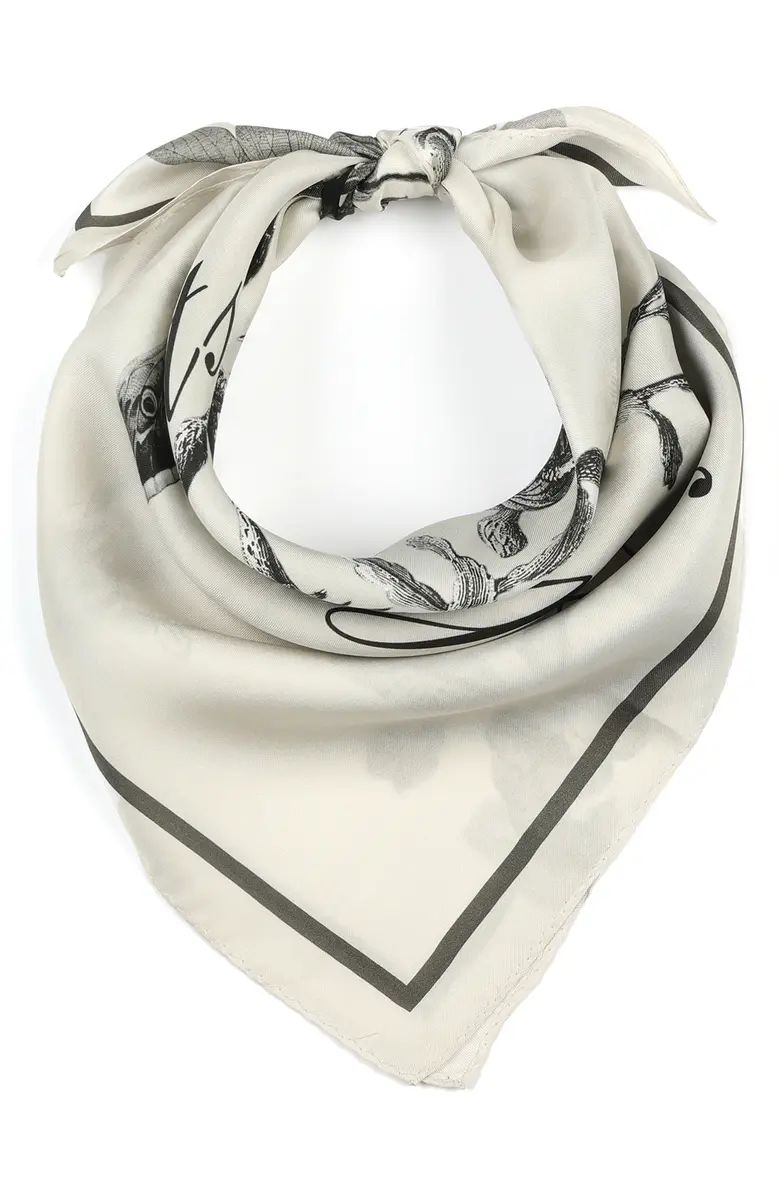 AllSaints Sainbal Floral Silk Bandana Scarf | Nordstrom | Nordstrom