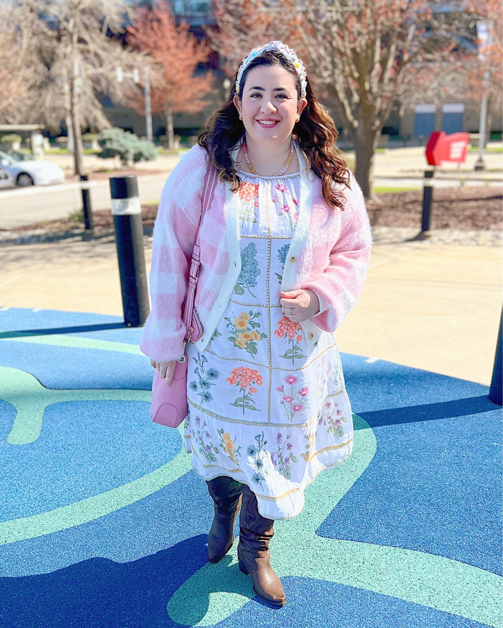 Just out here trying to make my spring dresses appropriate in 50 degree weather! Hope everyone has a wonderful Easter weekend! 🌸🐰🐣 ✝️

Spring dress, midi dress, embroidered dress, Grand Millennial style, preppy style, classic style, cottagecore, western boots, affordable fashion 

#LTKSeasonal #LTKsalealert #LTKfindsunder100