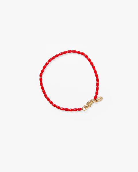 Enamel Barrel Chain Bracelet | Clare V.