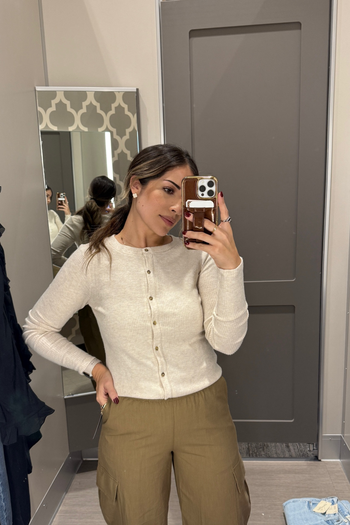 Cozy white button up top from Target  

#LTKBeauty #LTKMidsize #LTKU