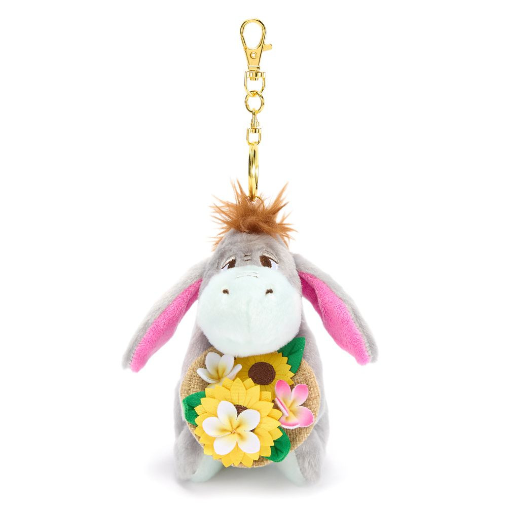 Eeyore Summertime Plush Keychain Bag Charm – Winnie the Pooh – 5'' – Disney Store Japan | Disney Store