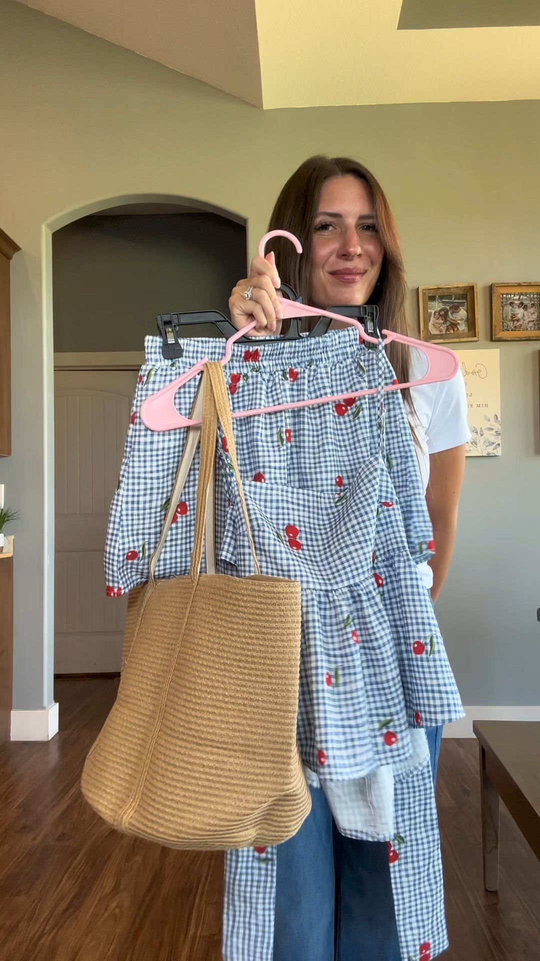 Obsessed with this cherry outfit! Would make a cute travel outfit and they would be cute worn separately as well 😌🍒
The sandals are Steve Madden dupes and I’m so glad I got the dupes! 

#LTKSeasonal #LTKFindsUnder50 #LTKTravel