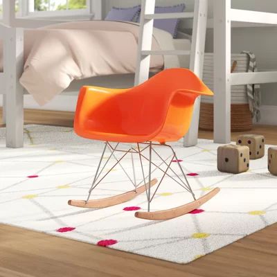 Ducks Kids Rocking Chair Mack & Miloâ¢ Color: Orange | Wayfair North America