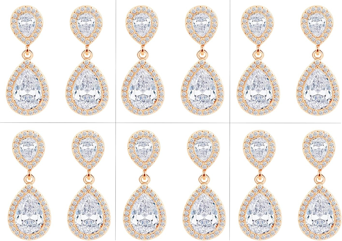 I Can't Say"I Do" Without You | 1 4 6 8 Sets Bridesmaid Jewelry Sets for Women Girls 14K Gold or ... | Amazon (US)