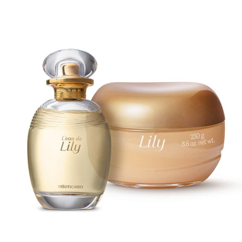 Combo L'eau de Lily: Desodorante Colônia 75ml + Veludo Desodorante Corporal 250g | O Boticário | oBoticario (BR)
